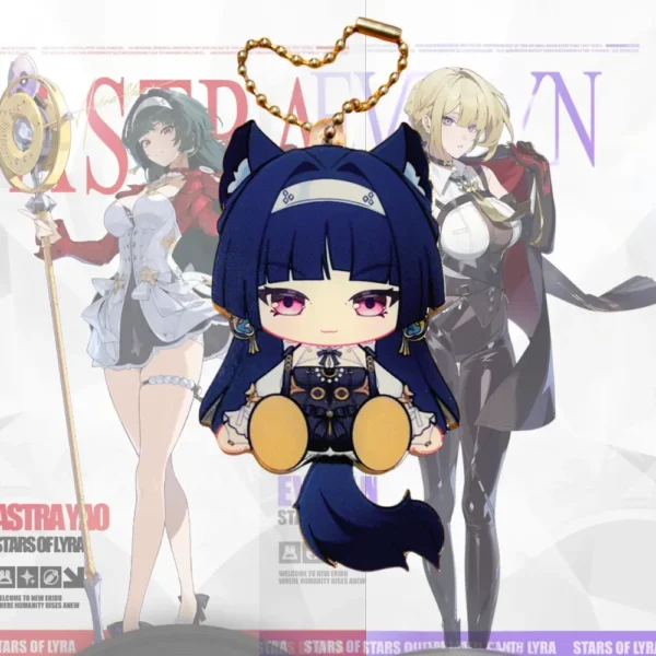 ZZZ Stars of Lyra Keychain Astra Yao Evelyn Waggy Tail & Ears Zenless Zone Zero Keychain