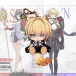 ZZZ Stars of Lyra Keychain Astra Yao Evelyn Waggy Tail & Ears Zenless Zone Zero Keychain