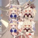 Waggy Genshin Nicole Genshin Alice Genshin Waggy Tail & Ears Genshin Impact Keychain