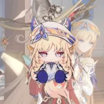Waggy Genshin Nicole Genshin Alice Genshin Waggy Tail & Ears Genshin Impact Keychain