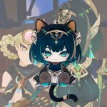 Waggy Genshin Nefer Genshin Jahoda Genshin Waggy Tail & Ears Genshin Impact Keychain