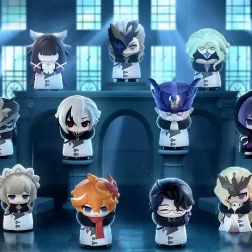 Official Genshin Merch Fatui Harbingers Chibi Blind Box Genshin Impact Figures