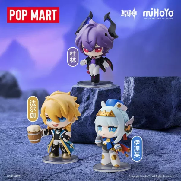Official Merch Genshin Impact x Pop Mart Nod-Krai Gathering Chibi Blind Box Genshin Impact Figures