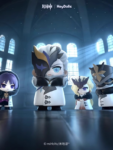 Official Genshin Merch Fatui Harbingers Chibi Blind Box Genshin Impact Figures