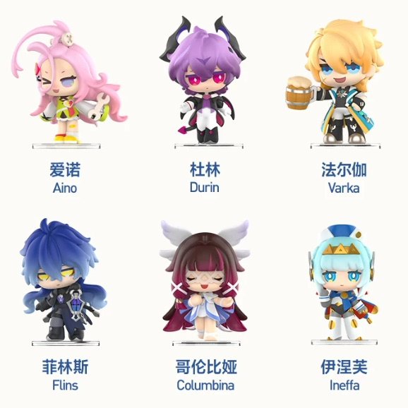 Official Merch Genshin Impact x Pop Mart Nod-Krai Gathering Chibi Blind Box Genshin Impact Figures