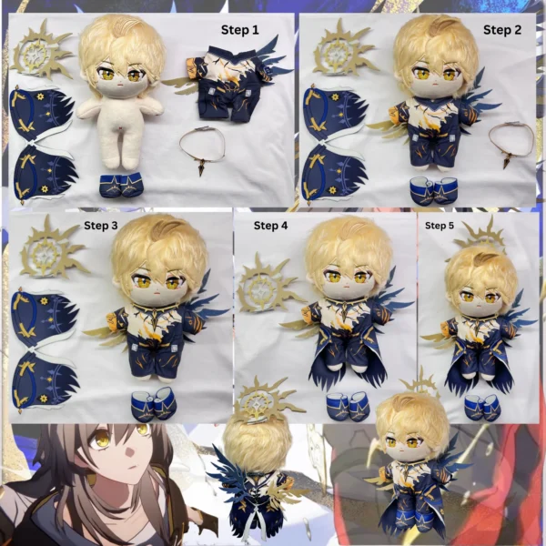 Honkai Star Rail Big God Phainon Plushie 25cm 9.8inch HSR God Phainon Plush Doll