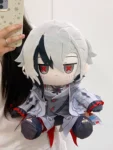 Genshin Arlecchino Plushie 40cm 15.7 Inches Cute Chibi Genshin Plushie (ᓀ‸ᓂ) Face