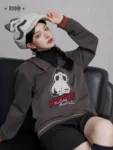 Official Genshin Impact Arlecchino Bunny Plush Beret Official Genshin Merch