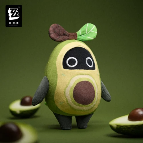 official zzz bangboo plushie keychain, avocaboo amillion bagboo, official zzz merch, official zenless zone zero merch, hoyoverse merch, mihoyo merch