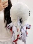 Genshin Arlecchino Plushie 40cm 15.7 Inches Cute Chibi Genshin Plushie (ᓀ‸ᓂ) Face