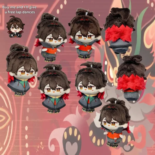 Genshin Impact Liyue Plushie Zhongli Plush Hu Tao Plush Zibai Keqing Ganyu Shenhe Xianyun Xiao Gaming Baizhu Genshin Merch