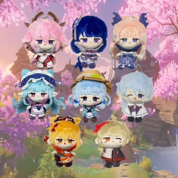 Genshin Impact Inazuma Plushie Raiden Shogun Plush Yae Miko Plush Sangonomiya Kokomi Yumemizuki Mizuki Kaedehara Kazuha Naganohara Yoimiya Kamisato Ayaka Kamisato Ayato Genshin Merch