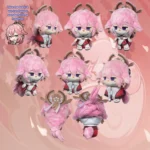 Genshin Impact Inazuma Plushie Raiden Shogun Plush Yae Miko Plush Sangonomiya Kokomi Yumemizuki Mizuki Kaedehara Kazuha Naganohara Yoimiya Kamisato Ayaka Kamisato Ayato Genshin Merch