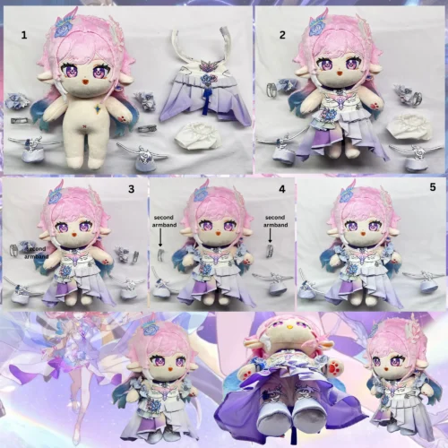 big cyrene plushie, cyrene plushie, honkai star rail plushie, hsr plushie, hoyoverse merch, mihoyo merch, official hoyoverse merch, official mihoyo merch