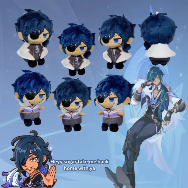 Genshin Impact Mondstadt Plushie Venti Plush Klee Plush Diluc Kaeya Dahlia Genshin Merch