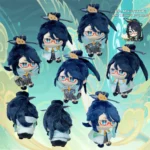 Genshin Impact Liyue Plushie Zhongli Plush Hu Tao Plush Zibai Keqing Ganyu Shenhe Xianyun Xiao Gaming Baizhu Genshin Merch