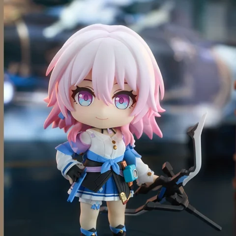 official honkai star rail march 7th nendoroid figurine, official hoyoverse merch, official mihoyo merch, honkai star rail merch, march 7th merch
