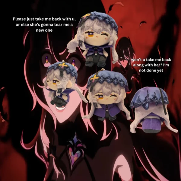 Acheron HSR Plushie HSR Black Swan Plushie Penacony Honkai Star Rail Plushie