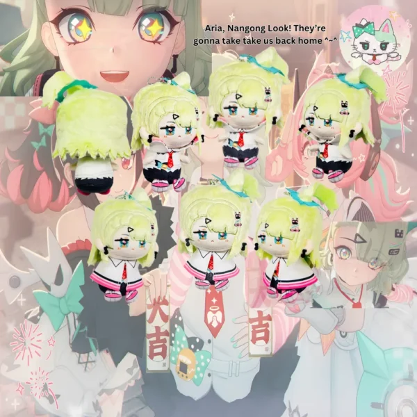 ZZZ Angels of Delusion Nangong Yu Plushie Sunna Plushie Aria Plushie ZZZ Plush Doll Zenless Zone Zero Plushie