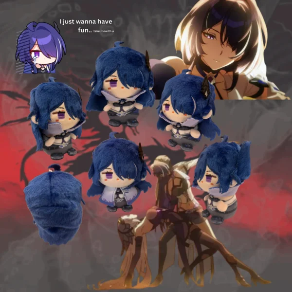 Acheron HSR Plushie HSR Black Swan Plushie Penacony Honkai Star Rail Plushie