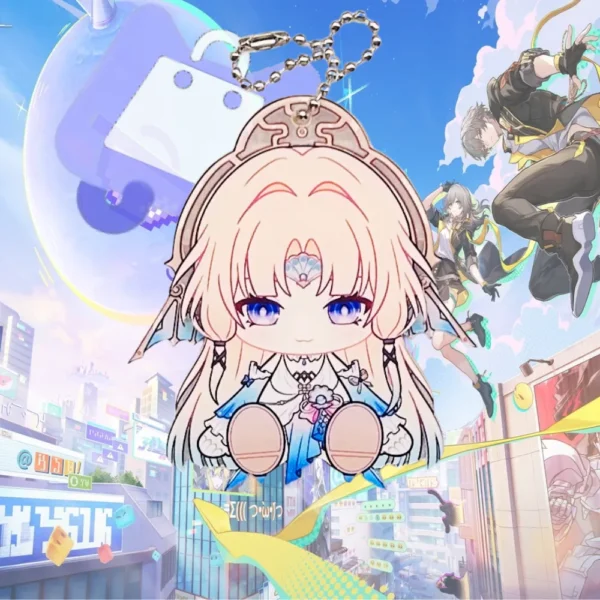 Waggy HSR Planarcadia HSR Nihilux HSR Ashveil HSR Pearl HSR Evanescia Waggy Tail & Ears Honkai Star Rail Keychain