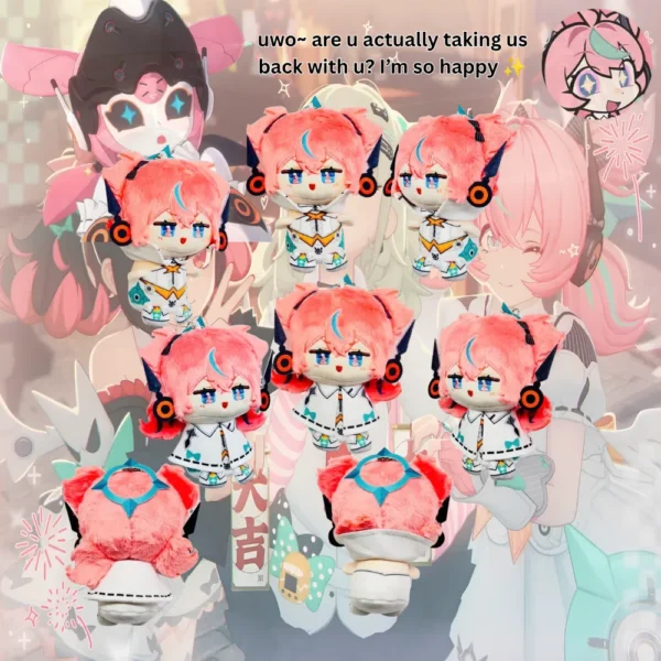 ZZZ Angels of Delusion Nangong Yu Plushie Sunna Plushie Aria Plushie ZZZ Plush Doll Zenless Zone Zero Plushie