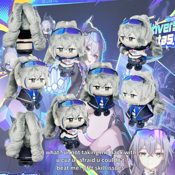 Silver Wolf LV.999 HSR Plushie HSR Mortenax Blade Plushie Planarcadia Honkai Star Rail Plushie