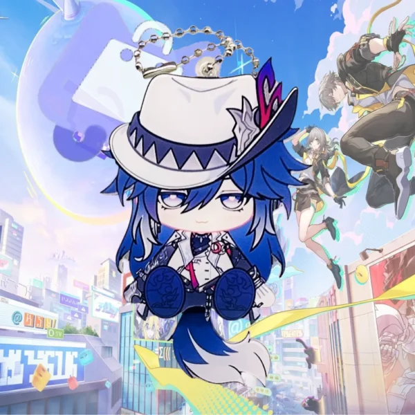 Waggy HSR Planarcadia HSR Nihilux HSR Ashveil HSR Pearl HSR Evanescia Waggy Tail & Ears Honkai Star Rail Keychain